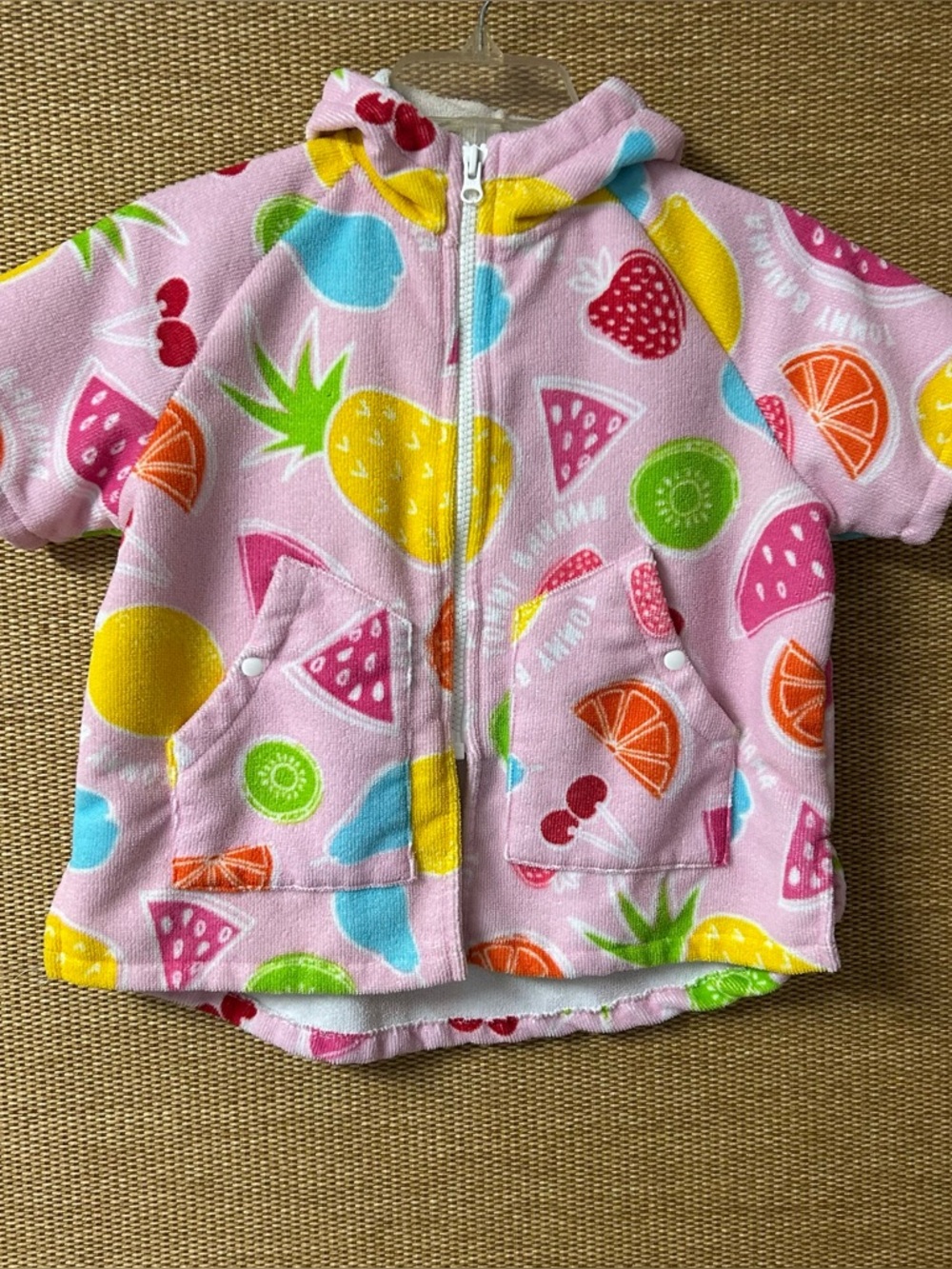 Tommy Bahama Swim Cover-Up Girl’s S/M 3-6 Pink Fruit